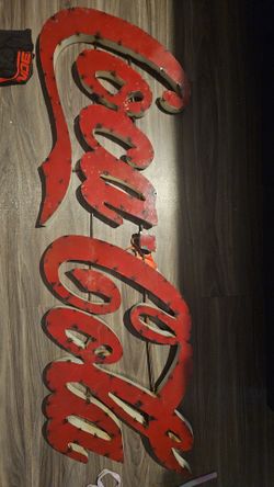 Metal Coca-Cola Sign
