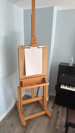 Large Wooden Studio Artist Easel