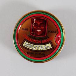 MUHAMMAD ALI CHAMPION BRAND SHOE POLISH NEUTRAL 2 1/2 Oz. 