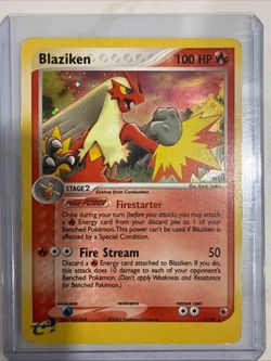 Blaziken 3/109 Ruby and Sapphire Holo