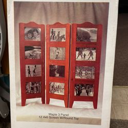 3 Panel Photo Screen 