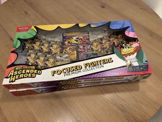 Pokémon TCG Ascended Heroes Focused Fighters Premium Collection Box - Sealed NEW
