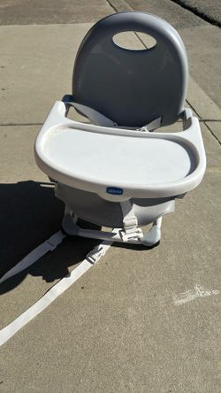 Chicco Baby Small High chair Grey And White 