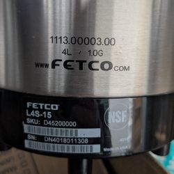 Thermal Coffee Dispenser (5) & Stainless Steel Coffee Server Stand (3)