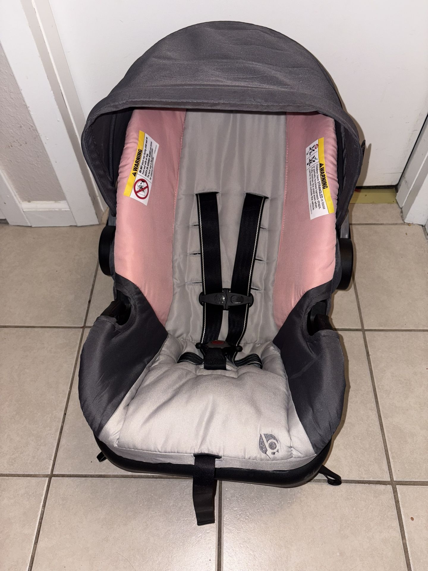 Baby Trend Pink Secure Lift Carrier W/base