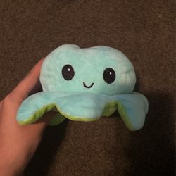 Happy and Sad Stuffed Octopus