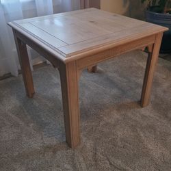 Wood end table / side table in good used condition