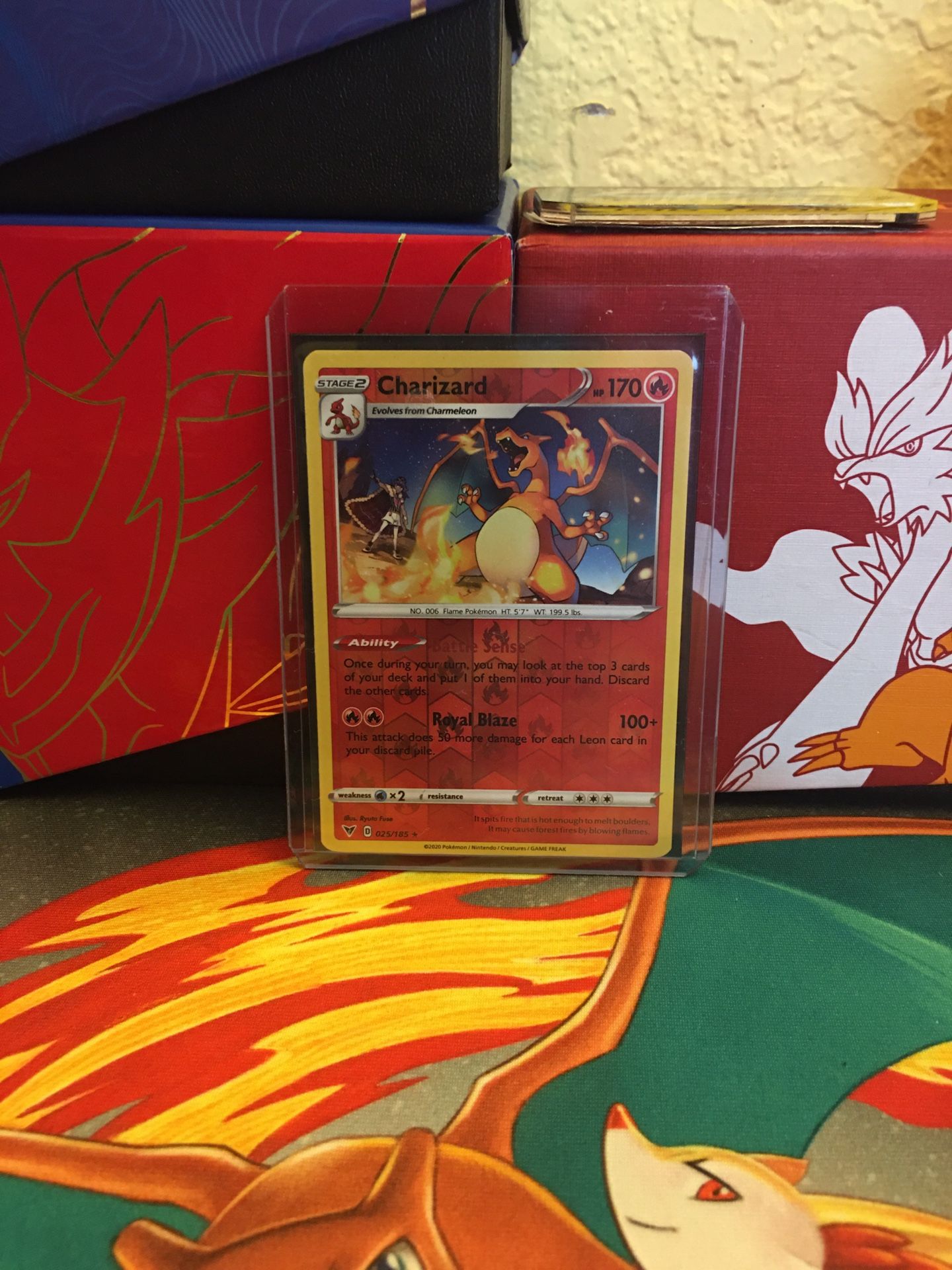 Vivid Voltage Charizard Reverse Holo PSA 10 Near/Gem Mint for Sale in