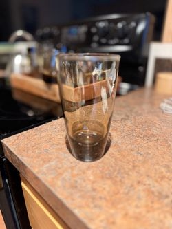 Glassware: mid-century modern drinking glasses