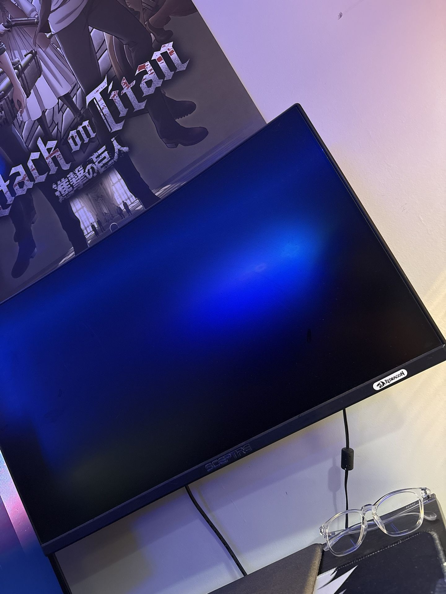 Sceptre 24in Curved 144hz Gaming Monitor With Desk Mount