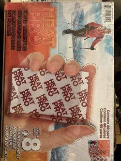 Heat Pro Hand Warmers up to 8 Hours of Heat, 2 Warmers Per Individual Pack, 40 Pairs