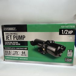 🚀 Everbilt 1/2 HP Plastic Shallow Well Jet Pump