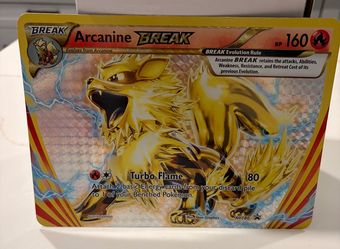 Arcanine BREAK Pokémon Jumbo Card XY-180
