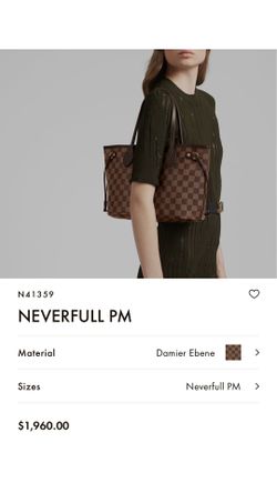 Authentic Louis Vuitton Neverfull PM for Sale in Fremont, CA - OfferUp