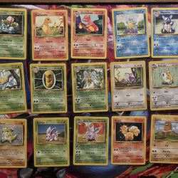 Pokemon Base Set Near Complete 