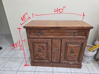 Mueble para sala o estudio. Gabetero.
