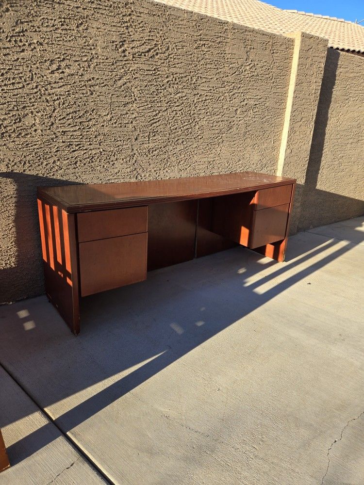 Double Pedestal Desk,