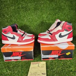 Jordan 1 Retro Lost and Found ( Size 6.5y 8W and 10M) Brand New