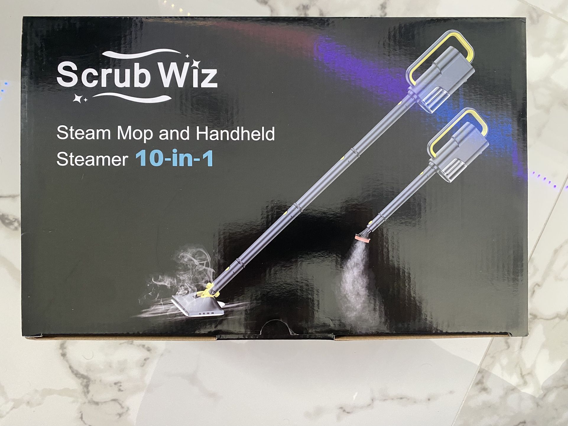 Scrub Wiz 10 in 1 Steam Mop Cleaner - BRAND NEW, SEALED
