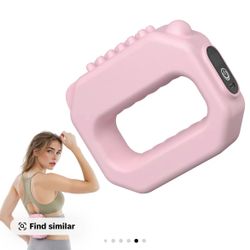 Pink Electric Handheld Massager with Nodules