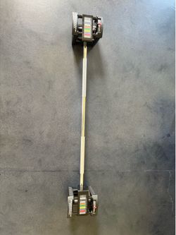 PowerBlock Pro 50 Straight Barbell — Adjustable 30–120 lbs