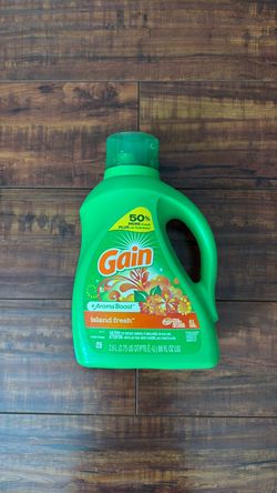 Gain + Aroma Boost Laundry Detergent: Island Fresh Scent 88 oz