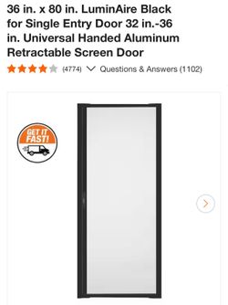 Retractable Screen Door