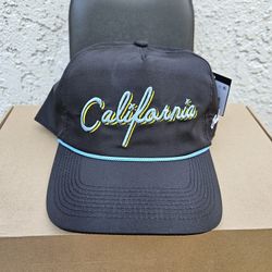 BRAND NEW WITH TAGS BAD BIRDIE BLACK CALIFORNIA SNAPBACK GOLF HAT