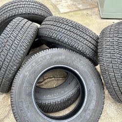 6x(SIX) Michelin LTX AT2 10 PLY Load Range E Tires LT245/75R17 100% tread 2025DOT