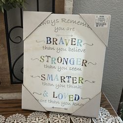 New wall decor “Braver”