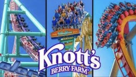 4 TICKETS KNOTT'S BERRY FARM THEME PARK $65 EACH OR ALL 4 $250