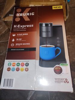 Keurig K-Express Essentials Single Serve K-Cup Pod Coffee Maker, Black