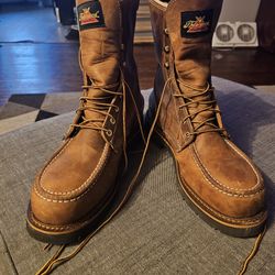 Thorogood 1957 Series 8" Steel Toe Boot Brown Mens Size 11