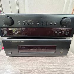 PIONEER POWER AMPLIFIER + PIONEER CONTROL AMPLIFIER SET