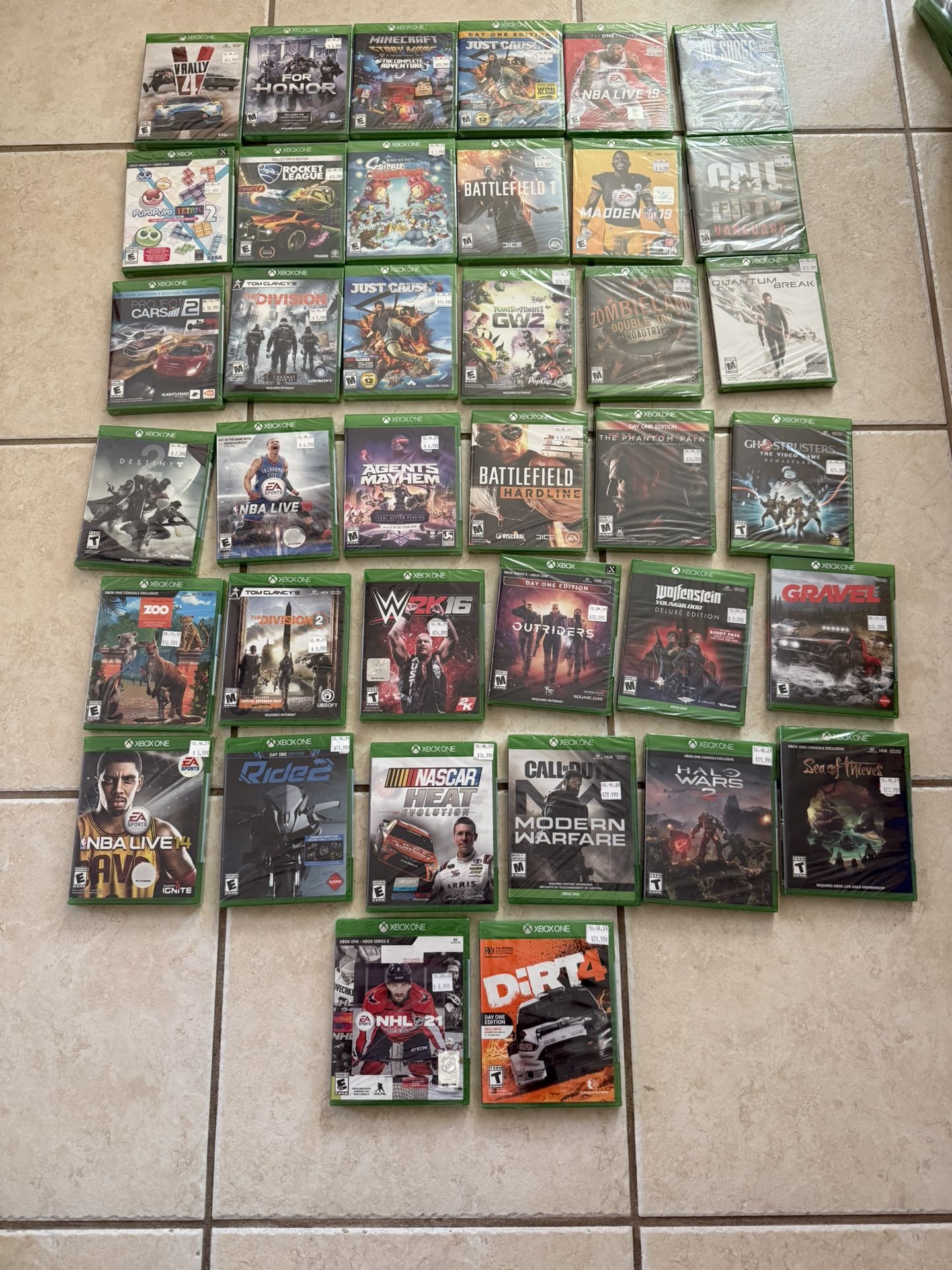 Lot Of 38 Xbox One Games Brand New Sealed
