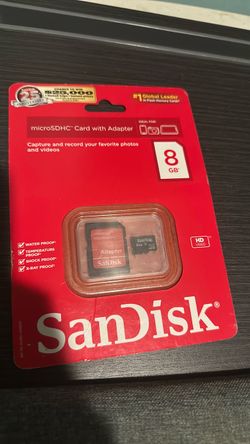SanDisk 8GB microSDHC Card with Adapter