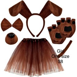 Girls Puppy Dog Tutu Costume / Disfraz. De Perrito