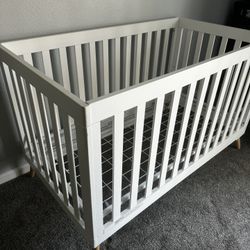 Crib and changing table 