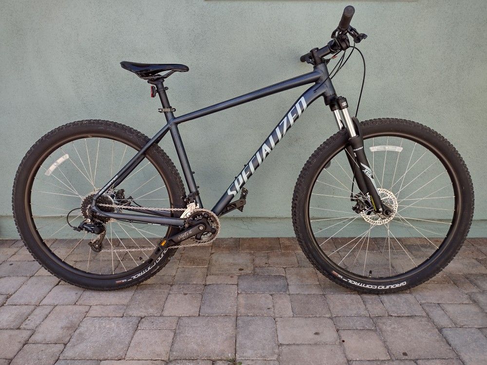 Check details for price Specialized 2021 Rockhopper Comp 29" Satin, 2002 Rockhopper FSR Comp 26" Full Suspension, Car Bike Rack, Locks, Helmets