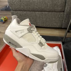 Jordan 4 Retro “white Oreo” *READ DESCRIPTION*