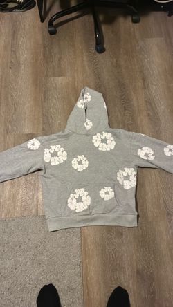 Grey denim tears hoodie