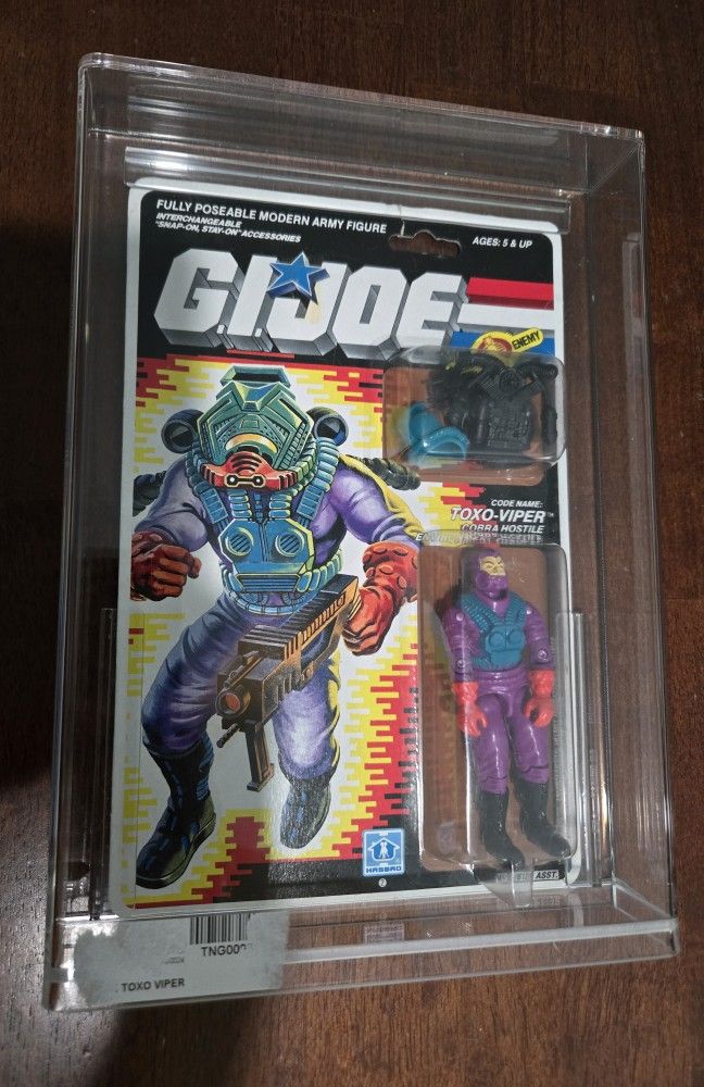 GI Joe Toxo-Viper MOC Original Still Sealed