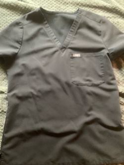 Figs grey top size xs