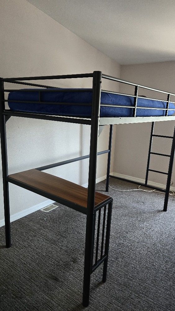 Twin Size Metal Frame Bed