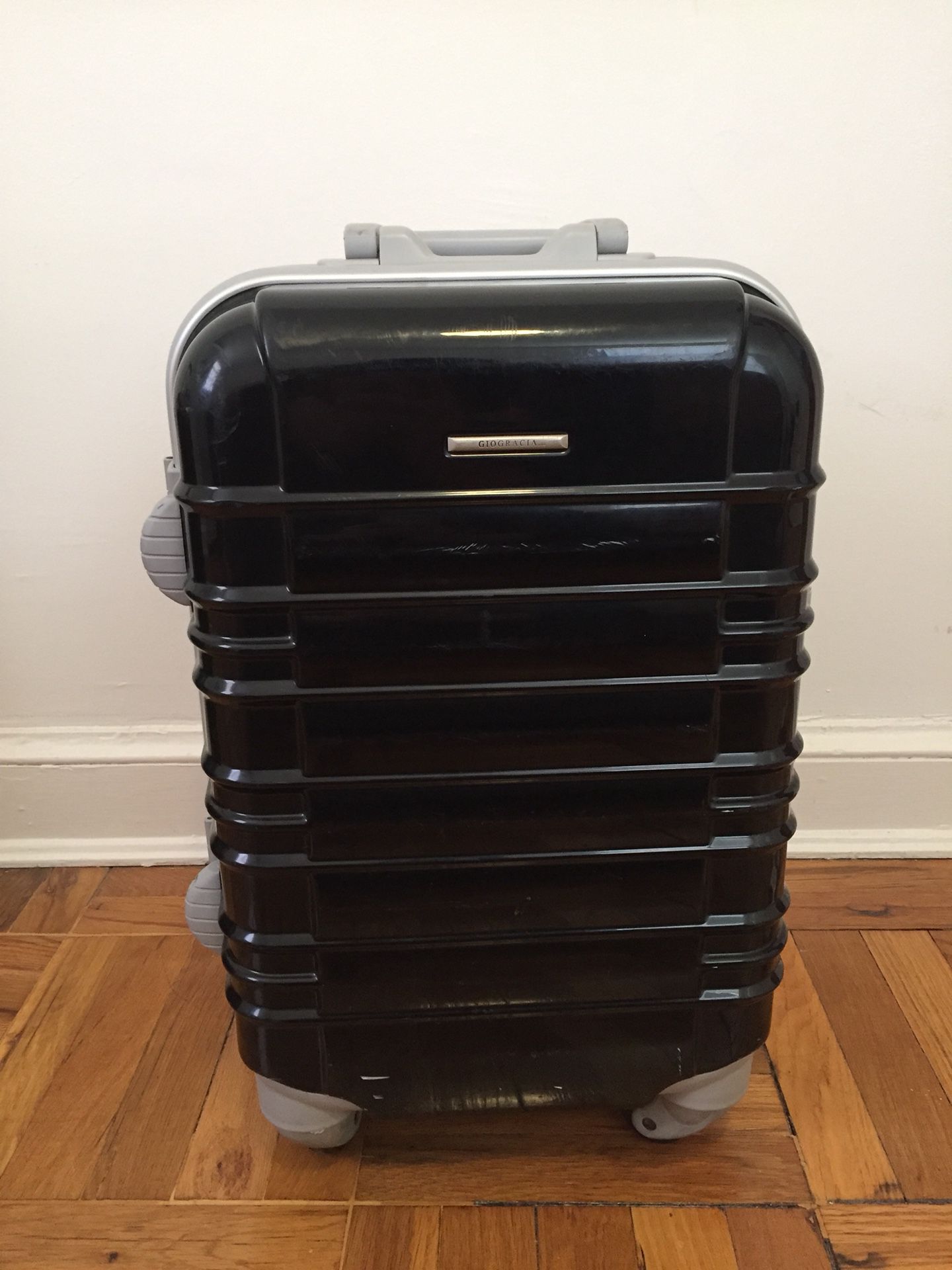 Black carry-on luggage
