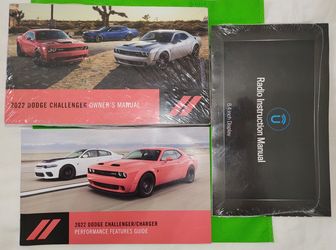 Challenger 2022 Owner Guide & Dodge Performance & U-Connect 8.4 New