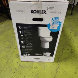 KOHLER
Gleam 12 in. Rough In 2-Piece 1.28 GFP Single Flush Elongated Chair Height Toilet in White with Soft Close Seat
