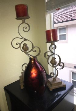 Beautiful candle holder and vase
