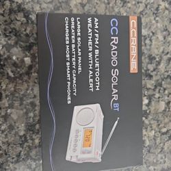 C. Crane CCRadio Solar with Bluetooth Receiving, Emergency Crank NOAA Weather...