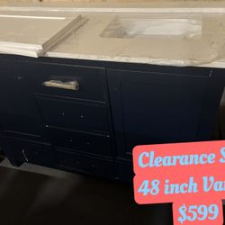 Clearance Sale – 48 inch Bathroom Vanities